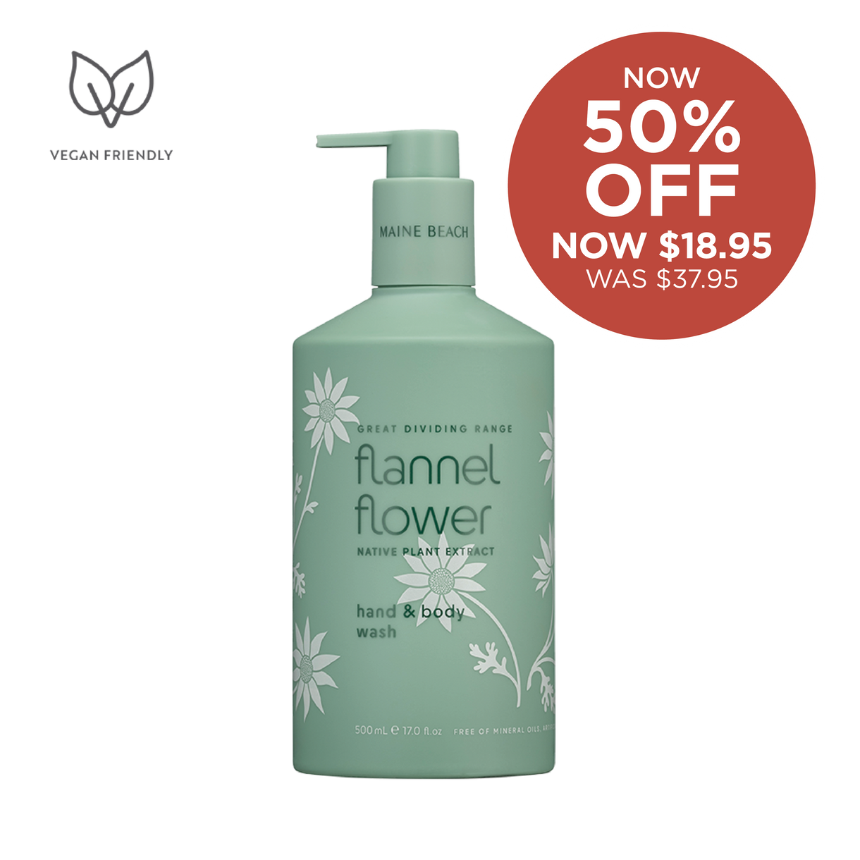 Flannel Flower - Hand & Body Wash 500ml