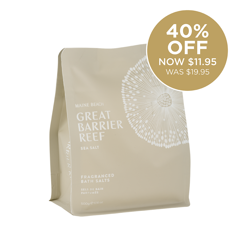 Great Barrier Reef Sea Salt - Fragranced Bath Salts Pouch 500g