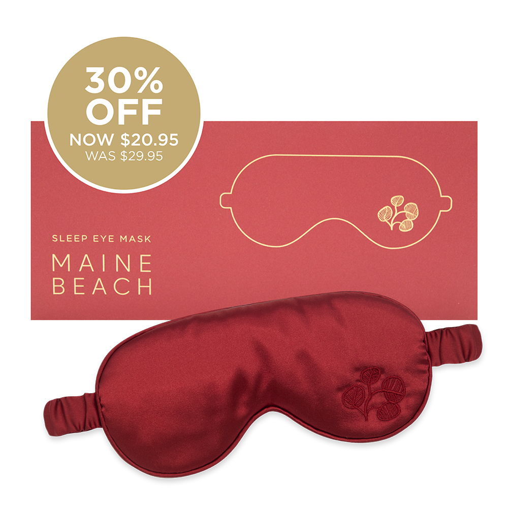 Sleep Eye Mask - Ruby