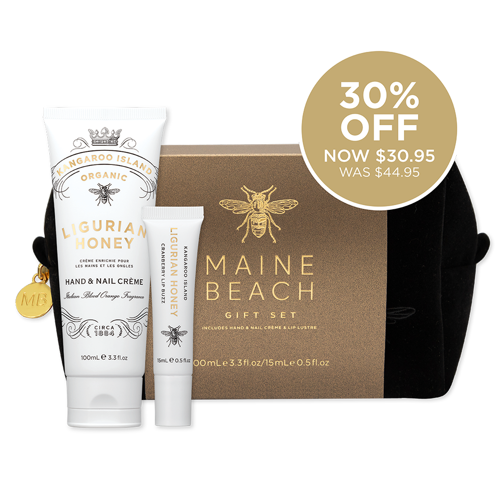 Vanity Bag Gift Set - Ligurian Honey