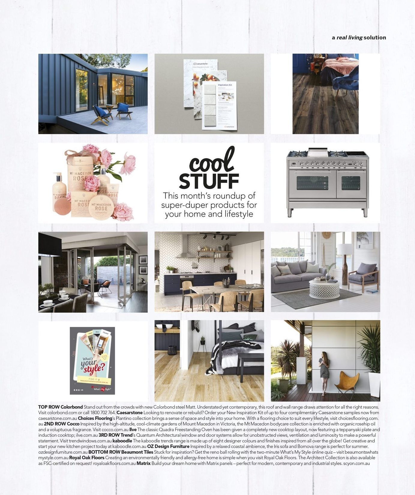 REAL LIVING COOL STUFF