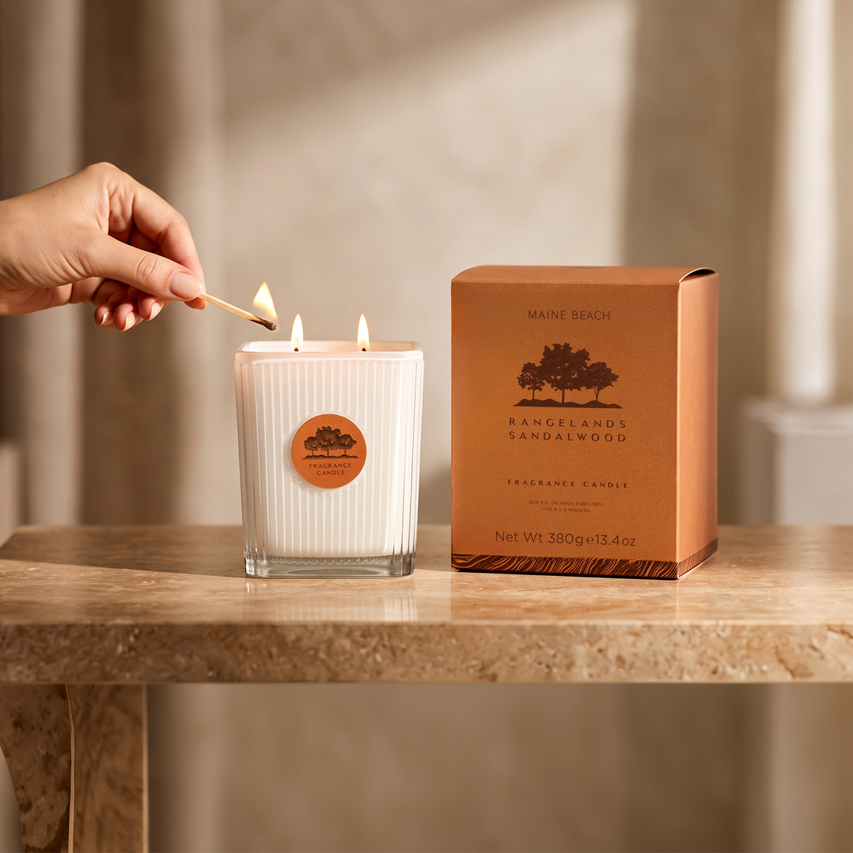 Rangelands Sandalwood - Fragrance Candle 380g