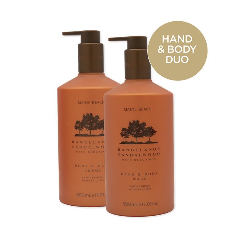 Rangelands Sandalwood - Hand & Body Duo 2 x 500ml