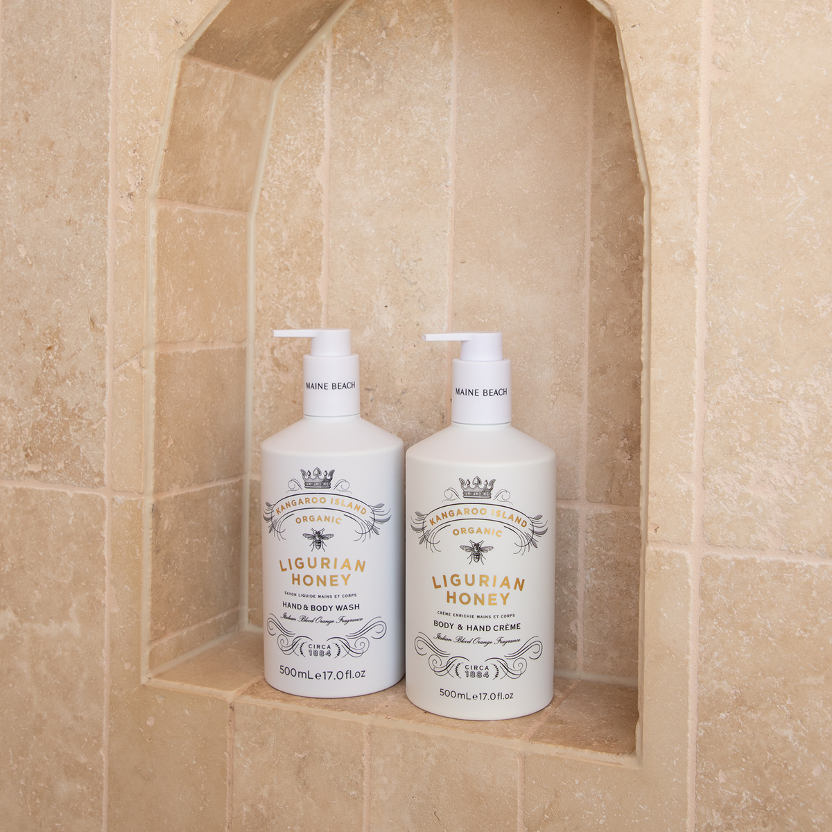 K.I. Ligurian Honey - Body & Hand Crème 500ml