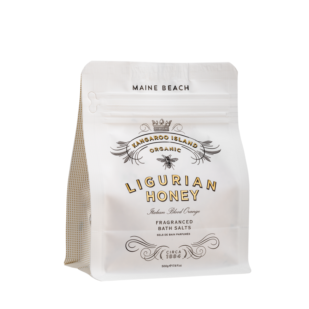 K.I. Ligurian Honey - Bath Salts Pouch 500g