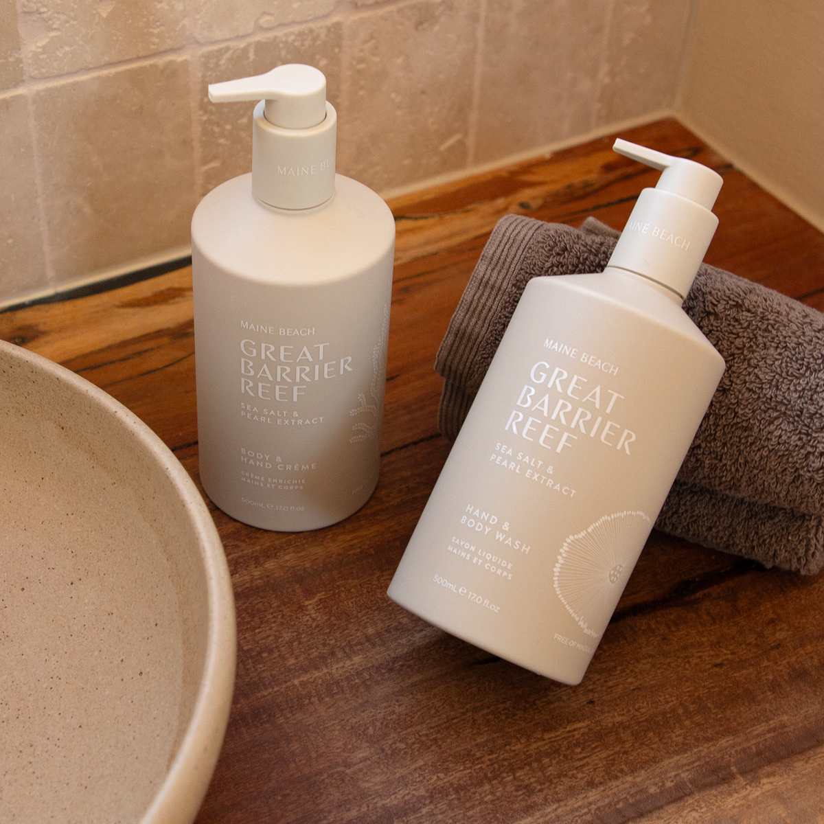 Great Barrier Reef Sea Salt - Body & Hand Crème 500ml