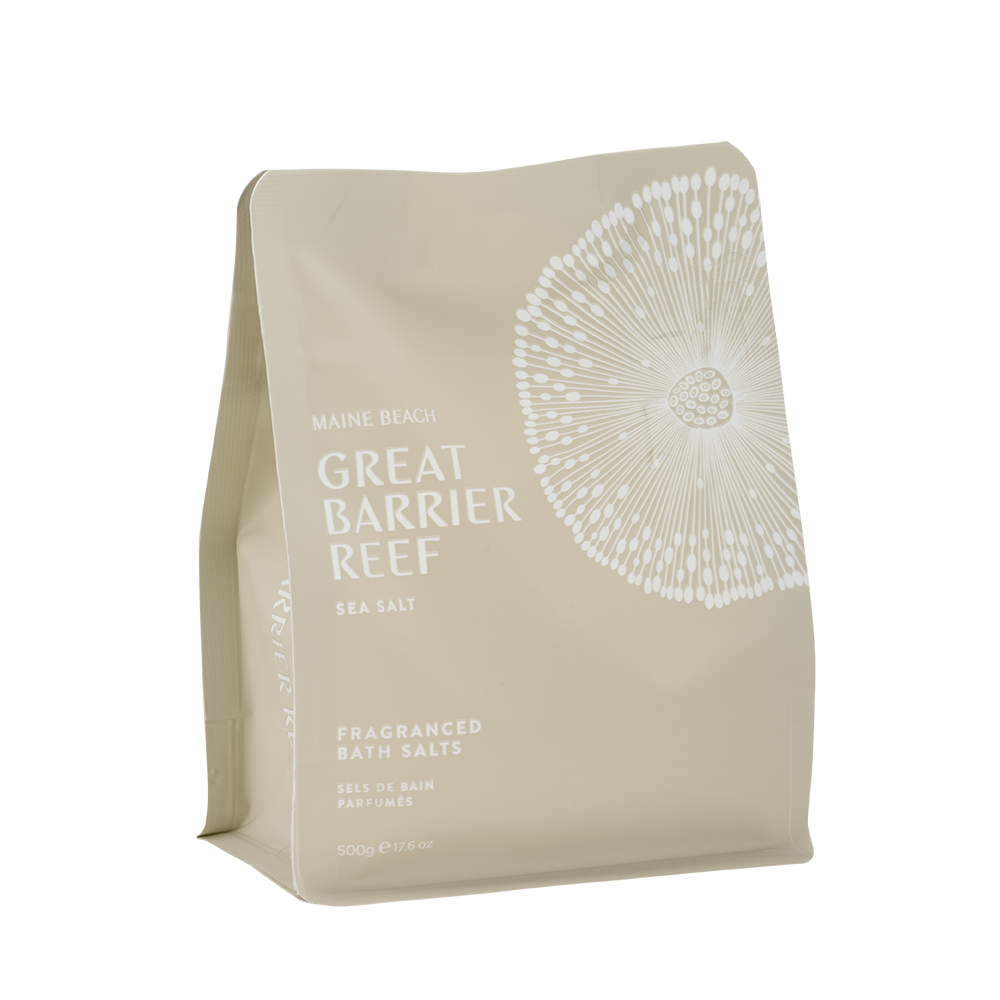 Great Barrier Reef Sea Salt - Fragranced Bath Salts Pouch 500g