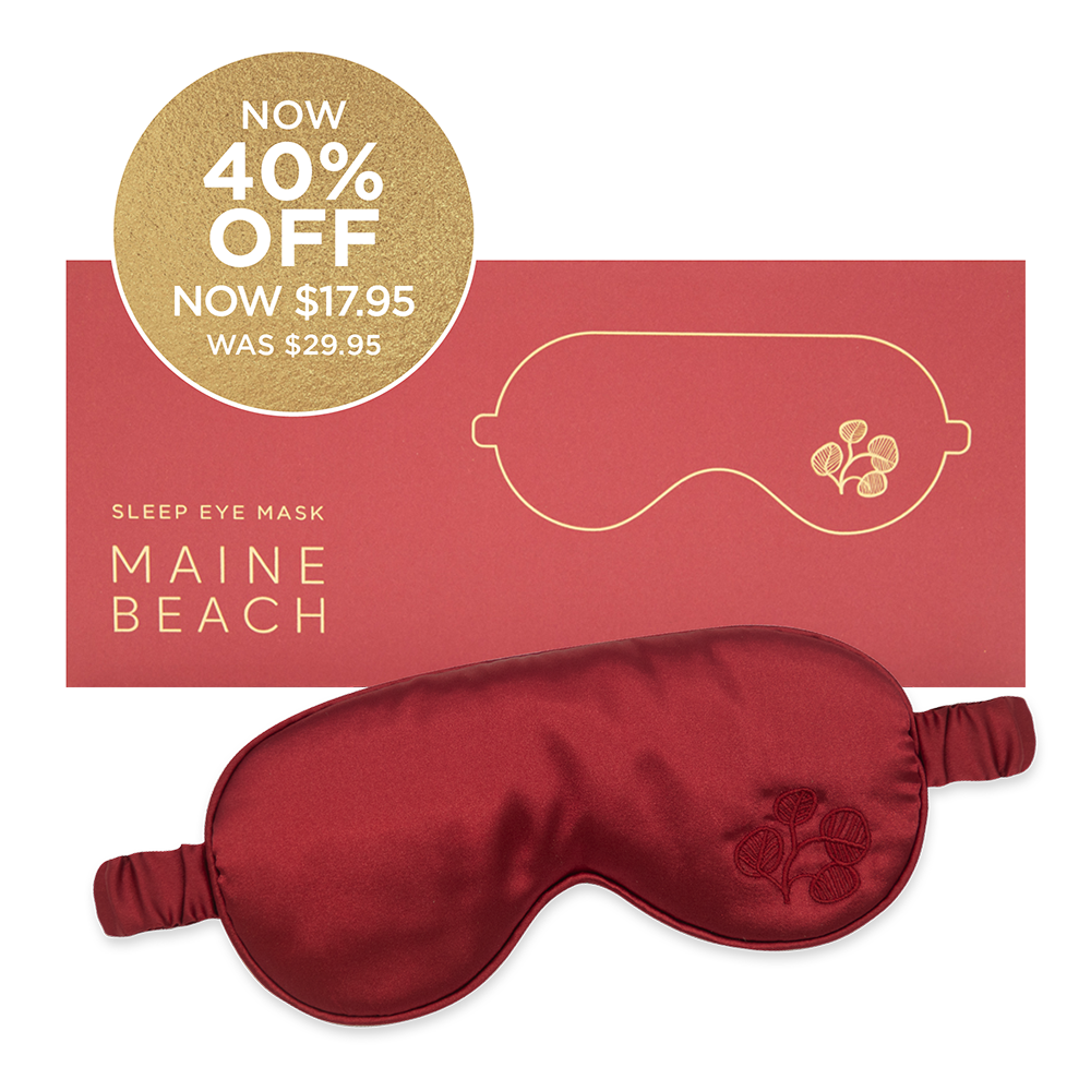 Sleep Eye Mask - Ruby