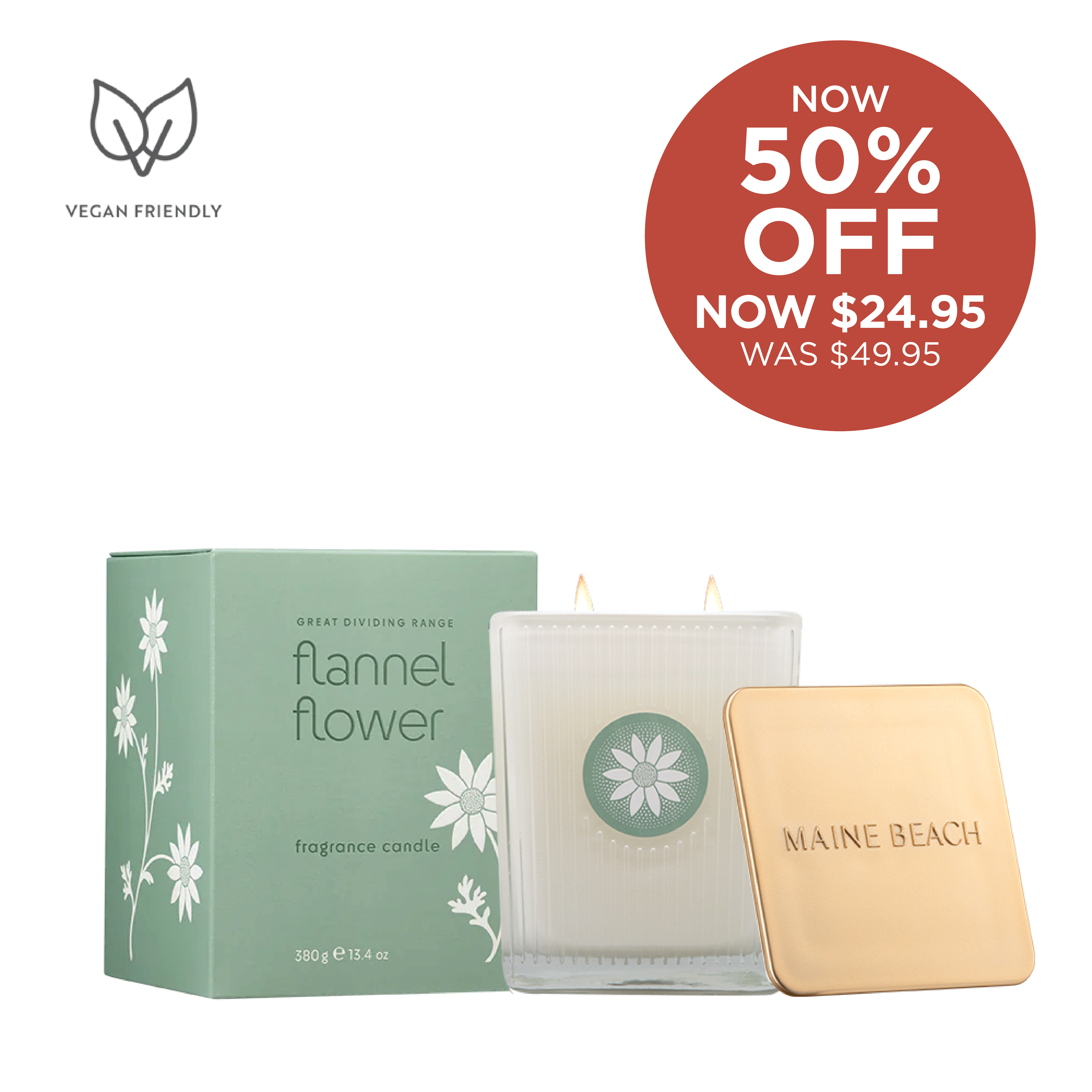 Flannel Flower - Fragrance Candle 380g