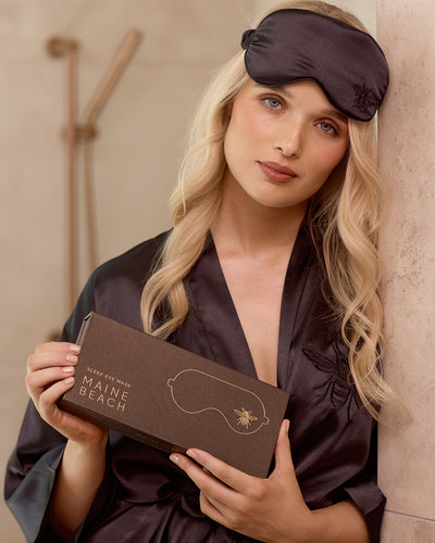 Sleep Eye Mask  - Midnight Black