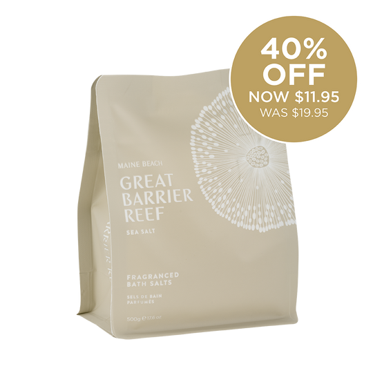 Great Barrier Reef Sea Salt - Fragranced Bath Salts Pouch 500g