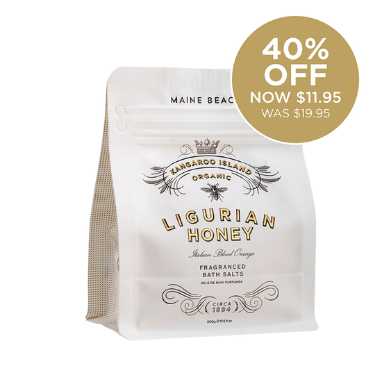 K.I. Ligurian Honey - Fragranced Bath Salts Pouch 500g