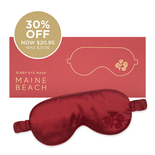 Sleep Eye Mask - Ruby