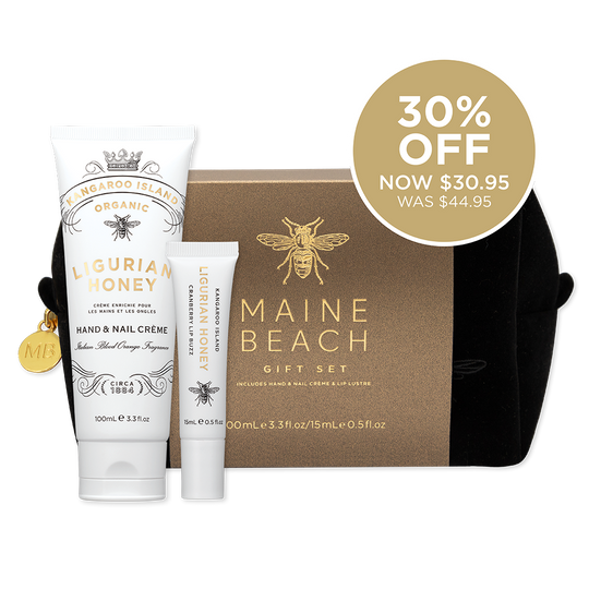 Vanity Bag Gift Set - Ligurian Honey