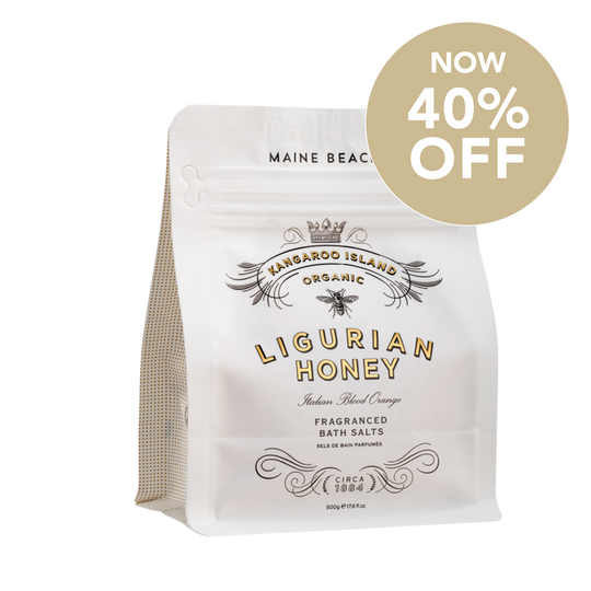 K.I. Ligurian Honey - Fragranced Bath Salts Pouch 500g