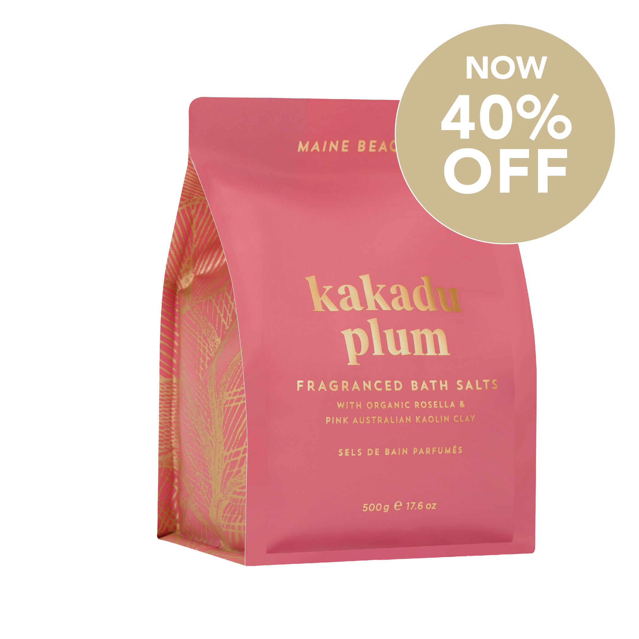 Kakadu Plum - Fragranced Bath Salts Pouch 500g