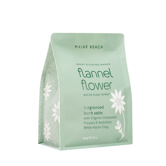 Flannel Flower Bath Salts Pouch 500g